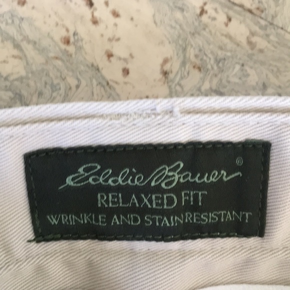 Eddie Bauer Relaxed Fit Light Beige Pants -40 x 32 - Picture 4 of 8